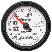 Laddtrycksmätare 52mm 30 IN HG / 30PSI (Mekanisk) PHANTOM II